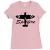 spitfire plane Ladies Fitted T-Shirt