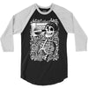 boombox skull 3/4 Sleeve Shirt