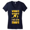 winner winner chicken dinner Women's V-Neck T-Shirt