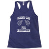 trust me i'm english Racerback Tank