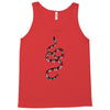 snake red black Tank Top