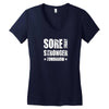 Sore Today, Stronger Tomorrow Women's V-Neck T-Shirt