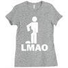 lmao laughing my ass Ladies Fitted T-Shirt