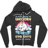 I Wish I Were a Unicorn So I Could Stab Idiots with My Head Zipper Hoodie