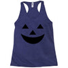 face pumpkin Racerback Tank