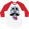 king of mustache 3/4 Sleeve Shirt