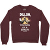predator movie dillon licensed adult Crewneck Sweatshirt
