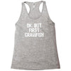 ok but first crawfish Racerback Tank