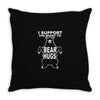 bear hugs Throw Pillow