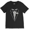youth kids tuxedo V-Neck Tee