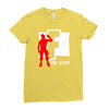 hot stuff batle royal gaming Ladies Fitted T-Shirt