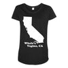 Whale's Vagina CA Maternity Scoop Neck T-shirt