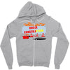 under contruction trending Zipper Hoodie