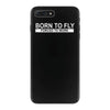 born to fly forced to work iPhone 7 Plus Case