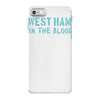 west ham in the blood retro style new iPhone 7 Case