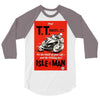 vintage tt race poster, ideal gift or birthday present 3/4 Sleeve Shirt