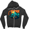 coffee and adventure Zipper Hoodie