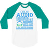 audio engineer tee 3/4 Sleeve Shirt