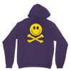 smiley pirate skull and crossbones Unisex Hoodie