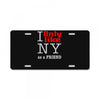 i only like ny as a friend License Plate