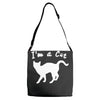 i am a cat lover Adjustable Strap Totes