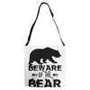 Beware Of The Bear Adjustable Strap Totes