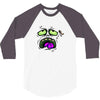 monster face 3/4 Sleeve Shirt