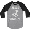 jesus drives me 3/4 Sleeve Shirt