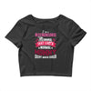 running mommy white Crop Top