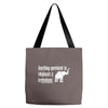 anything unrelated to elephants is irrelephant Tote Bags