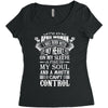 I Am An April Woman Women's Triblend Scoop T-shirt