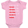 keep moving forward Baby Bodysuit
