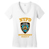 nypd police department Women's V-Neck T-Shirt