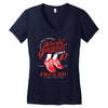 world greatest runner 87 Women's V-Neck T-Shirt