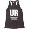underground resistence Racerback Tank