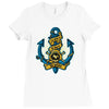 king of pirates anchor Ladies Fitted T-Shirt