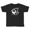 the cat in the box Toddler T-shirt