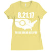 total solar eclipse 2017 Ladies Fitted T-Shirt