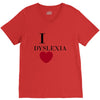 i dyslexia V-Neck Tee