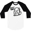 huh dinosaur 3/4 Sleeve Shirt