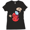 virus loves you this much Ladies Fitted T-Shirt