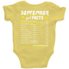 September Girl Facts Libra Baby Onesie