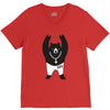 Black Bear Metal V-Neck Tee