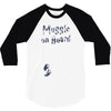 Muggle On Board Navy 3/4 Sleeve Shirt