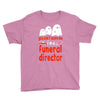 can't scare me halloween funeral direct Youth Tee