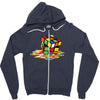 Rubik Cube Zipper Hoodie
