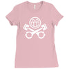 piston happy face Ladies Fitted T-Shirt