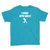 i swing both ways Youth Tee