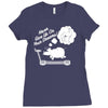 never give up on dreams ladies fitted Ladies Fitted T-Shirt