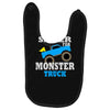 monster truck shirt for boys toddlers Baby Bibs